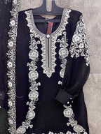 Hoor Tex 489 A To D Heavy Georgette Zarkan Worked Salwar Kameez Collection