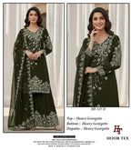 Hoor Tex 527 A To D Blooming Georgette Salwar Kameez