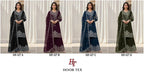 Hoor Tex 527 A To D Blooming Georgette Salwar Kameez