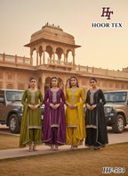 Hoor Tex 533 A To D Chinon Embroidered Salwar Kameez