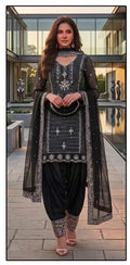 Hoor Tex 585 E To H Georgette Embroidered Salwar Kameez Collection