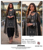 Hoor Tex 585 E To H Georgette Embroidered Salwar Kameez Collection