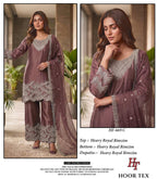 Hoor Tex 669 A To D Royal Rim Zim Embroidery Salwar Kameez