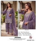 Hoor Tex 669 A To D Royal Rim Zim Embroidery Salwar Kameez