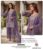 Hoor Tex 669 A To D Royal Rim Zim Embroidery Salwar Kameez