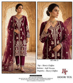 Hoor Tex 686 A To D Crystal Viscose Embroidered Salwar Kameez