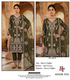 Hoor Tex 686 A To D Crystal Viscose Embroidered Salwar Kameez