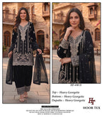Hoor Tex 690 A To D Georgette Embroidered Salwar Kameez