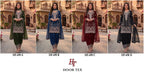 Hoor Tex 690 A To D Georgette Embroidered Salwar Kameez