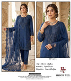 Hoor Tex 723 A To D Chiffon Embroidered Salwar Kameez