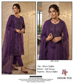 Hoor Tex 723 A To D Chiffon Embroidered Salwar Kameez