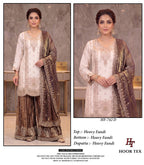 Hoor Tex 742 A To D Fandy Embroidered Salwar Kameez Collection