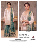 Hoor Tex 742 A To D Fandy Embroidered Salwar Kameez Collection