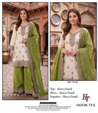 Hoor Tex 754 A To D Fandy Embroidered Salwar Kameez Collection