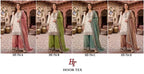 Hoor Tex 754 A To D Fandy Embroidered Salwar Kameez Collection