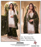 Hoor Tex 763 A To D Jimmy Choo Embroidered Salwar Kameez