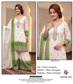 Hoor Tex 775 A To D Georgette Embroidered Salwar Kameeez Collection