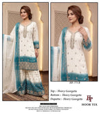 Hoor Tex 775 A To D Georgette Embroidered Salwar Kameeez Collection