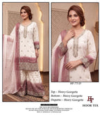 Hoor Tex 775 A To D Georgette Embroidered Salwar Kameeez Collection