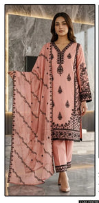 Hoor Tex 784 A To D Chiffon Embroidered Salwar Kameez
