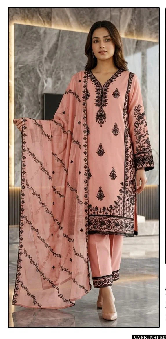 Hoor Tex 784 A To D Chiffon Embroidered Salwar Kameez