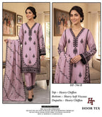 Hoor Tex 784 A To D Chiffon Embroidered Salwar Kameez