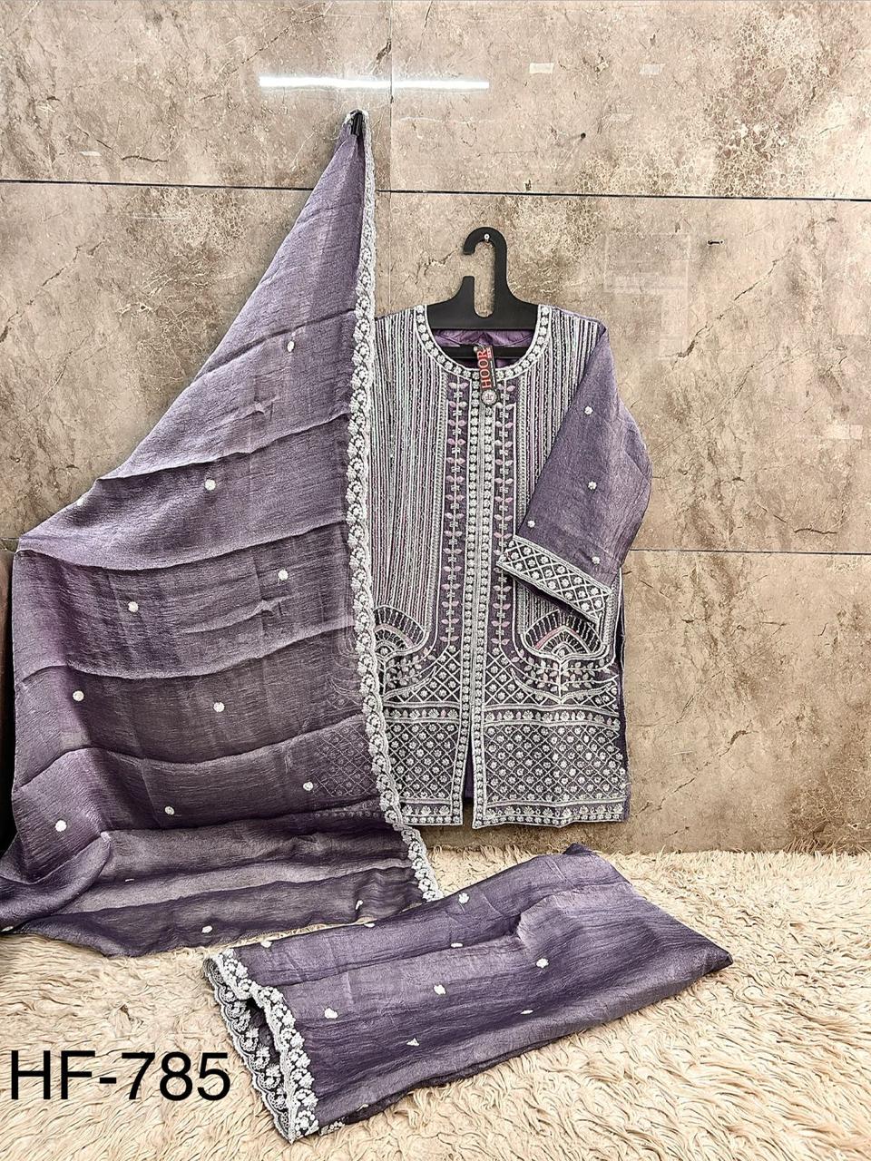Hoor Tex 785 A To D Royal Rim Zim Salwar Kameez Collection