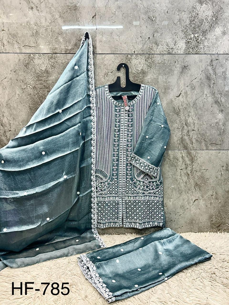 Hoor Tex 785 A To D Royal Rim Zim Salwar Kameez Collection