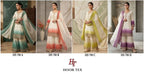 Hoor Tex 788 A To D Crunchy Embroidered Salwar Kameez