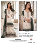 Hoor Tex 789 A To D Simmar Pading Sheded Salwar Kameez Collection