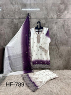 Hoor Tex 789 A To D Simmar Pading Sheded Salwar Kameez Collection