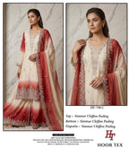 Hoor Tex 790 Simmar Chiffon Pading Salwar Kameez Collection