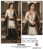 Hoor Tex 791 A To D Simmar Chiffon Embroidered Salwar Kameez