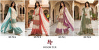 Hoor Tex 792 A To D Simmar Pading Shaded Salwar Kameez