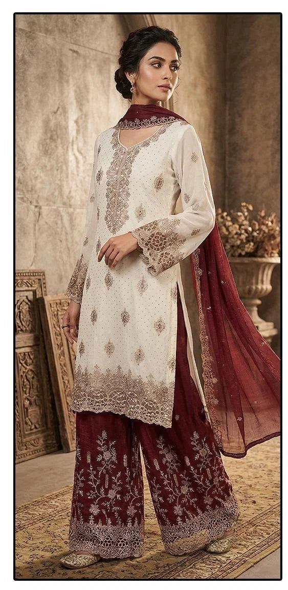 Hoor Tex 793 A To D Crunchy Embroidered Salwar Kameez