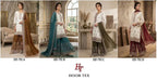 Hoor Tex 793 A To D Crunchy Embroidered Salwar Kameez