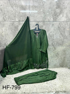 Hoor Tex 799 A To D Ho Glass Silk Heavy Work Salwar Kameez