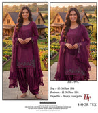 Hoor Tex 799 A To D Ho Glass Silk Heavy Work Salwar Kameez