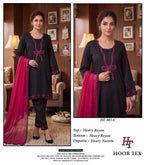 Hoor Tex 803 A To D Rayon Embroidered Salwar Kameez