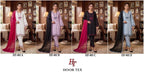 Hoor Tex 803 A To D Rayon Embroidered Salwar Kameez