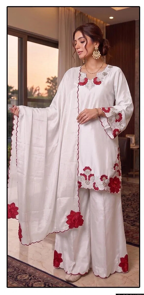 Hoor Tex 804 A To D Malai Satin Designer Salwar Kameez
