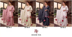 Hoor Tex 804 A To D Malai Satin Designer Salwar Kameez