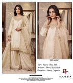 Hoor Tex 805 A To D Glass Silk Embroidered Salwar Kameez Collection
