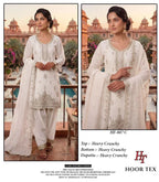 Hoor Tex 807 A To D Crunchy Embroidered Salwar Kameez