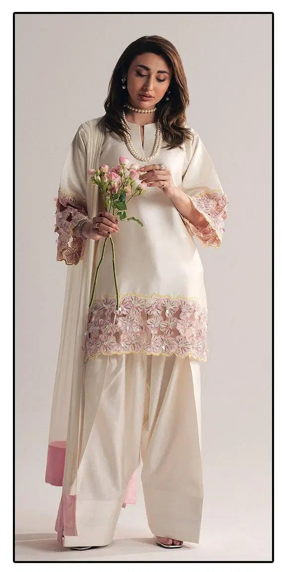 Hoor Tex 808 Malai Satin Designer Salwar Kameez Collection