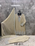 Hoor Tex 811 A To D Fox Georgette Emrboidered Salwar Kameez Collection