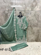 Hoor Tex 812 A To D Chiffon Embroidered Salwar Kameez Collection