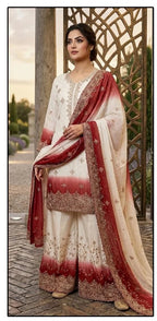 Hoor Tex 813 A To D Simar Padding Shaded Salwar Kameez Full Catalog available at wholesale rate.