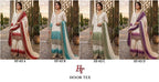 Hoor Tex 813 A To D Simar Padding Shaded Salwar Kameez Full Catalog available at wholesale rate.