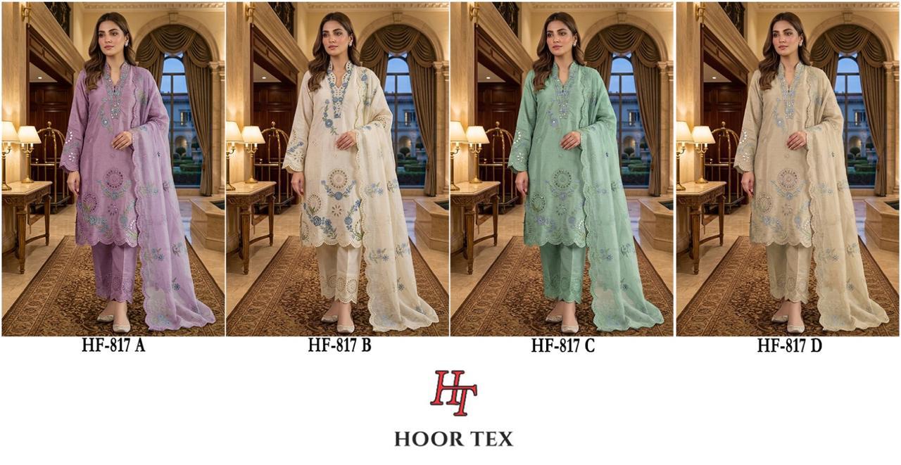 Hoor Tex 817 A To D Crystal Viscose Salwar Kameez